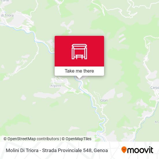 Molini Di Triora - Strada Provinciale 548 map