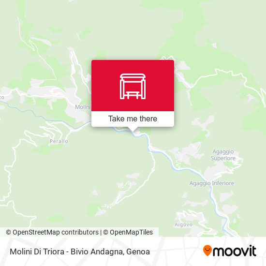 Molini Di Triora - Bivio Andagna map