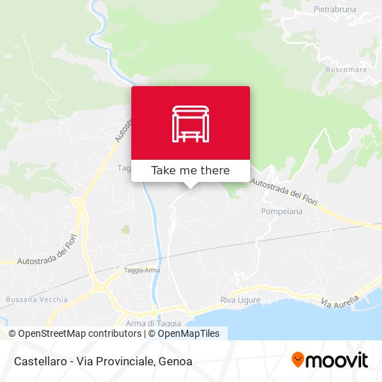Castellaro - Via Provinciale map