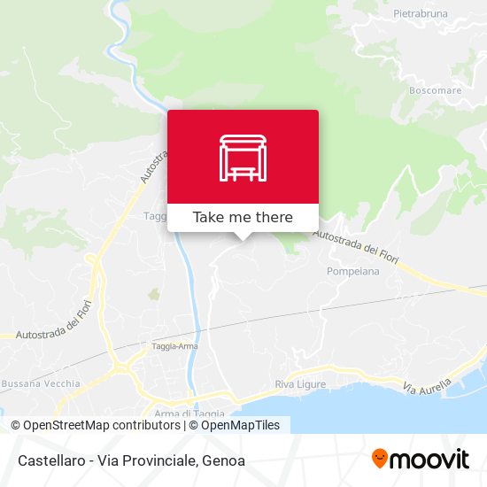 Castellaro - Via Provinciale map