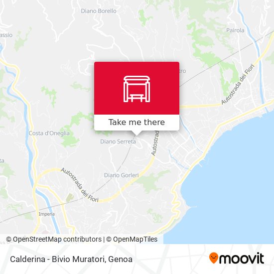 Calderina - Bivio Muratori map
