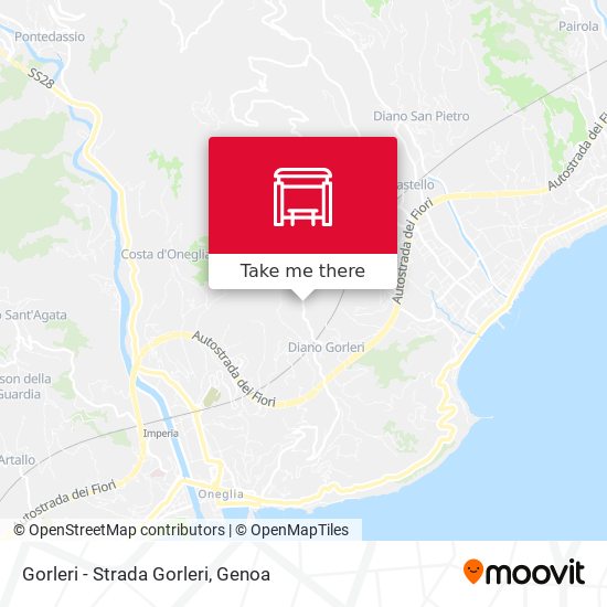 Gorleri - Strada Gorleri map