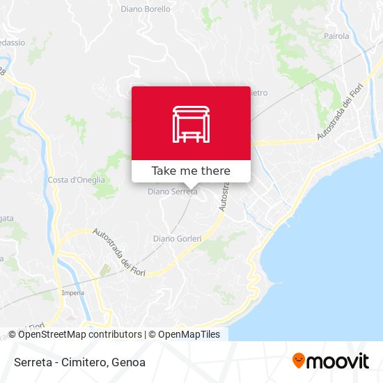 Serreta - Cimitero map