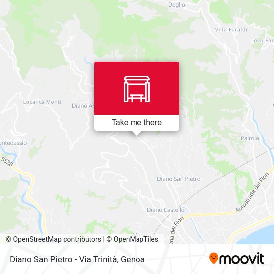 Diano San Pietro - Via Trinità map