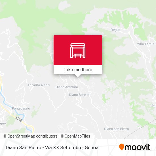 Diano San Pietro - Via XX Settembre map