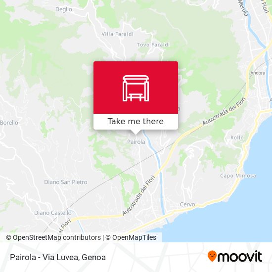Pairola - Via Luvea map