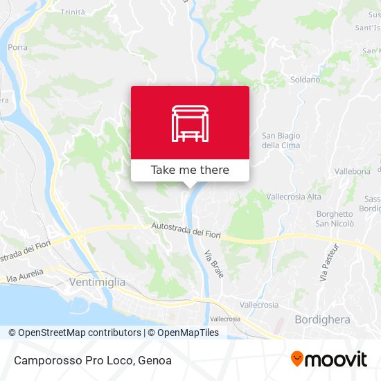Camporosso Pro Loco map