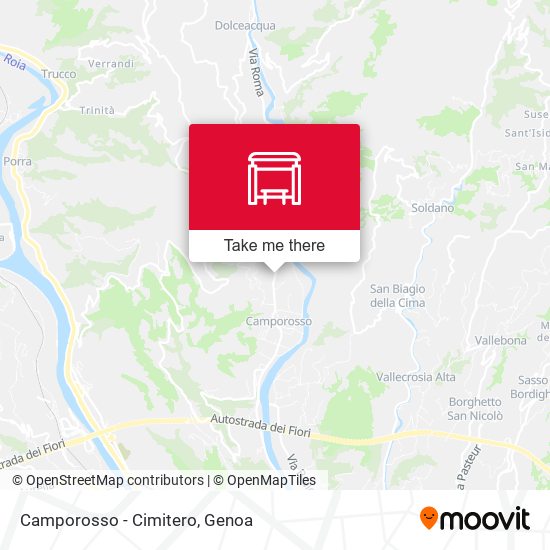 Camporosso - Cimitero map