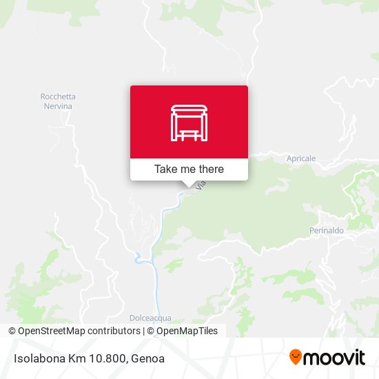 Isolabona Km 10.800 map