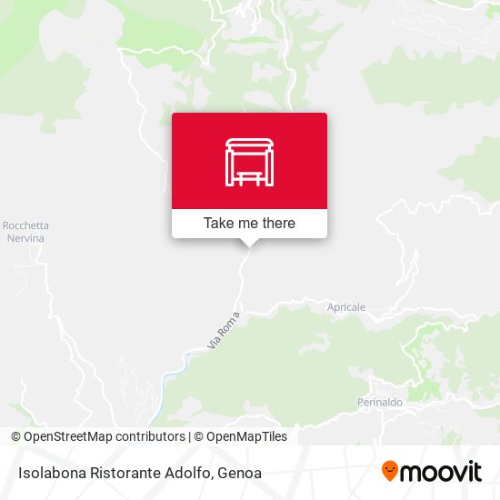 Isolabona Ristorante Adolfo map