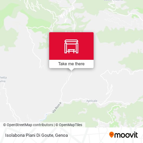 Isolabona Piani Di Goute map