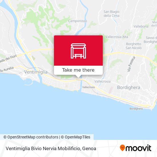 Ventimiglia Bivio Nervia Mobilificio map