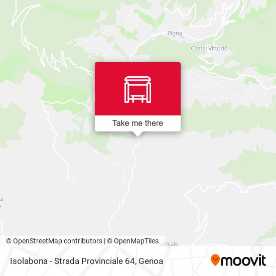 Isolabona - Strada Provinciale 64 map