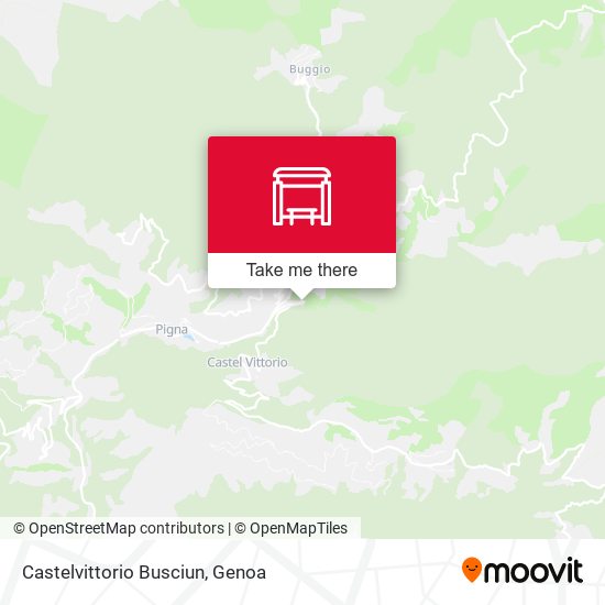 Castelvittorio Busciun map