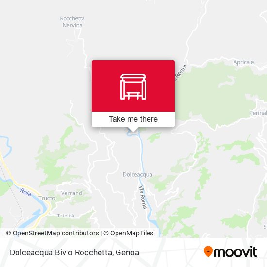 Dolceacqua Bivio Rocchetta map