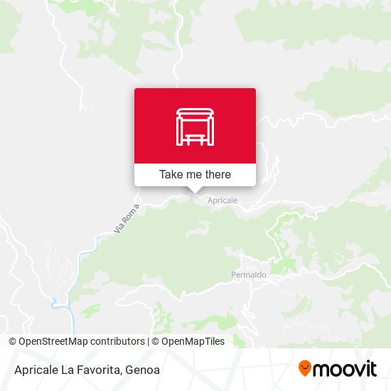 Apricale La Favorita map