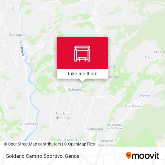 Soldano Campo Sportivo map