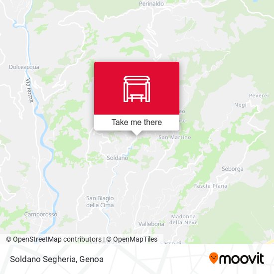 Soldano Segheria map