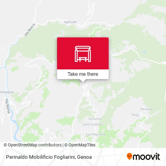 Perinaldo Mobilificio Fogliarini map