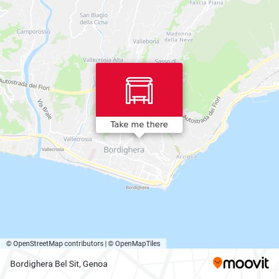 Bordighera Bel Sit map