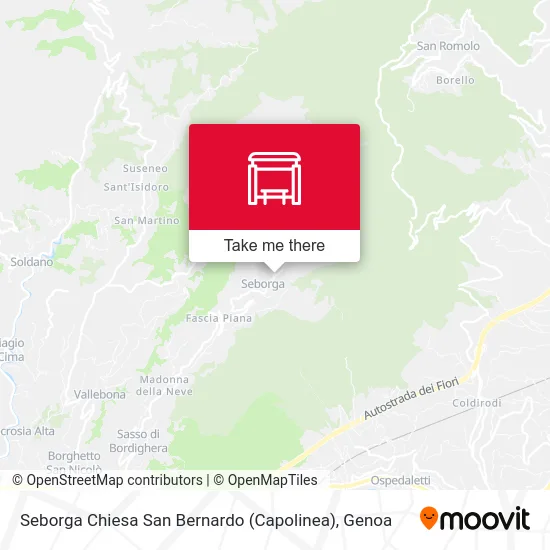 Seborga St. Bernard Church (Terminal) map