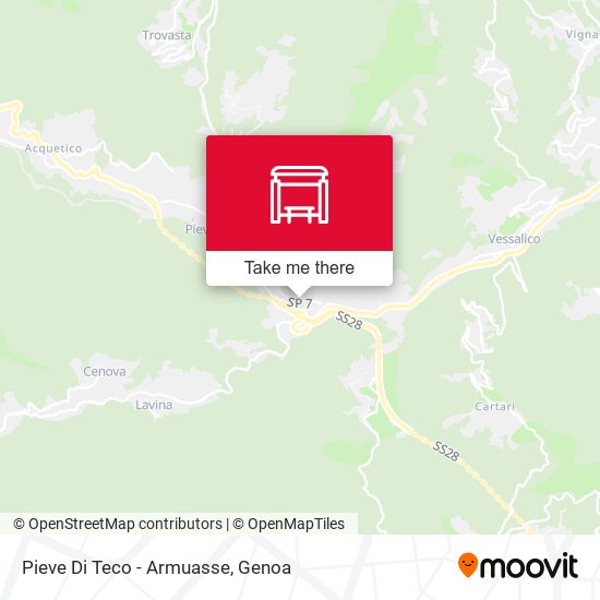 Pieve Di Teco - Armuasse map