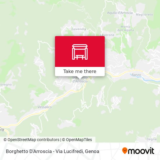 Borghetto D'Arroscia - Via Lucifredi map