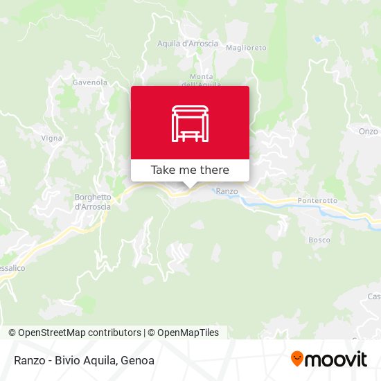 Ranzo - Bivio Aquila map