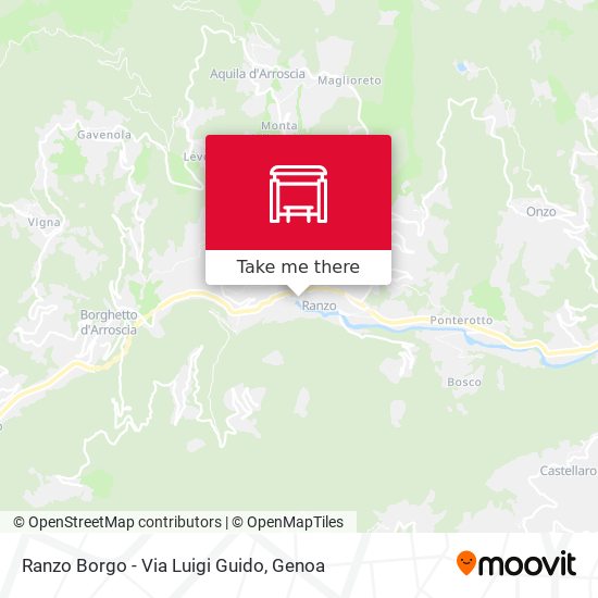 Ranzo Borgo - Via Luigi Guido map