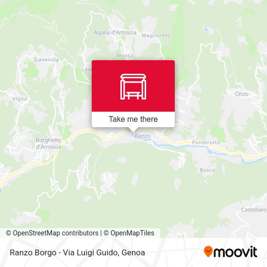 Ranzo Borgo - Via Luigi Guido map