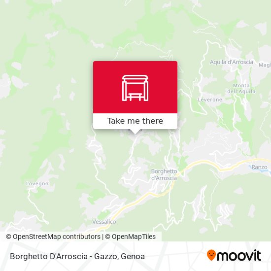 Borghetto D'Arroscia - Gazzo map