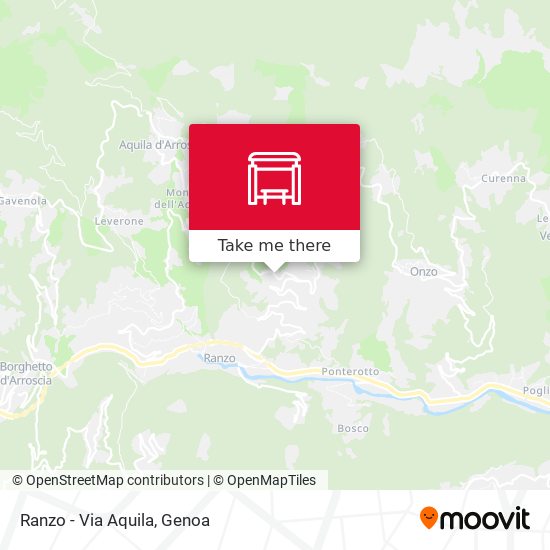 Ranzo - Via Aquila map