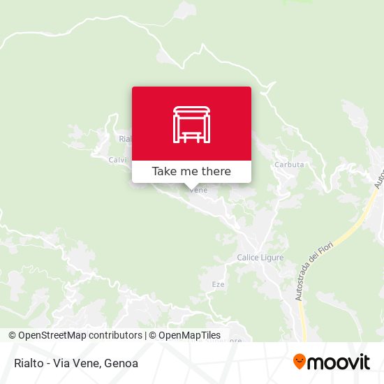 Rialto - Via Vene map