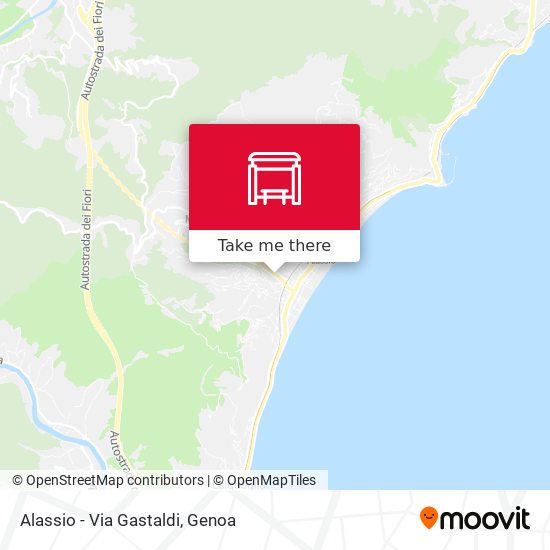Alassio - Via Gastaldi map