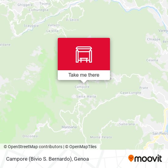 Campore (Bivio S. Bernardo) map