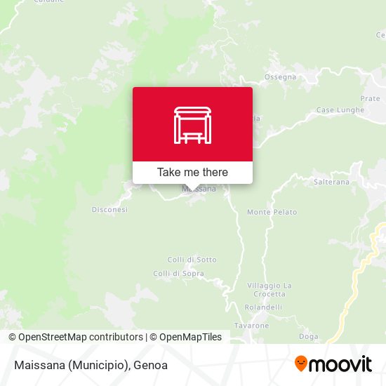 Maissana (Municipio) map