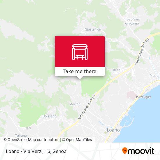 Loano - Via Verzi, 16 map