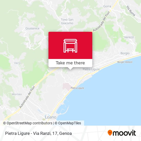 Pietra Ligure - Via Ranzi, 17 map