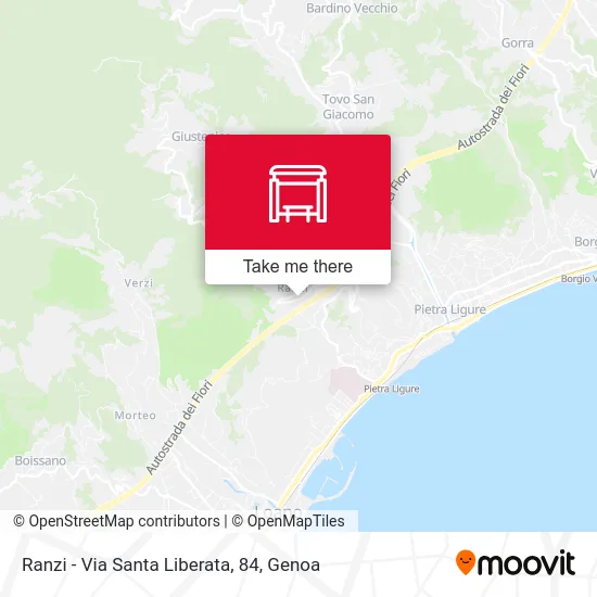 Ranzi - Via Santa Liberata, 84 map