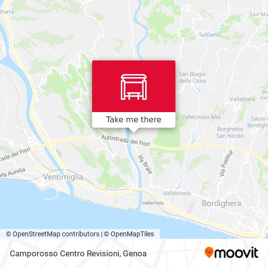 Camporosso Centro Revisioni map