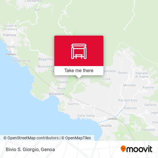 Bivio S. Giorgio map