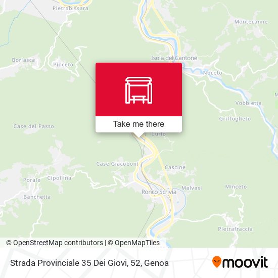Strada Provinciale 35 Dei Giovi, 52 map