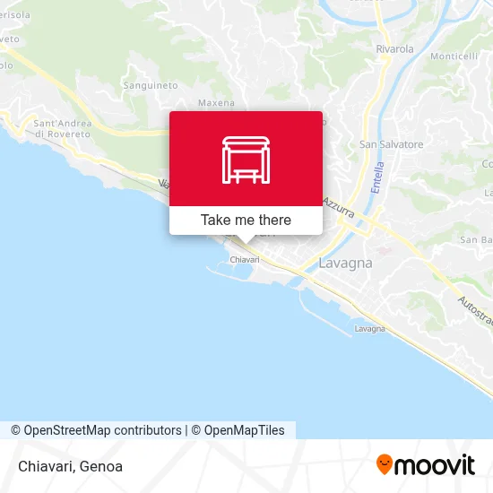Chiavari map