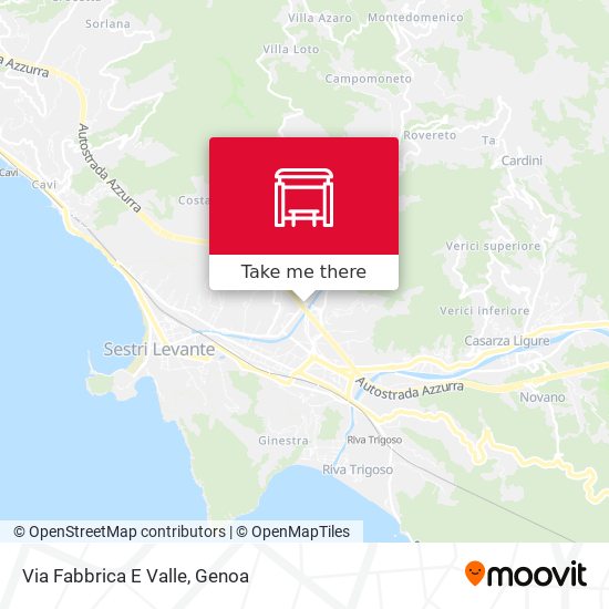 Via Fabbrica E Valle map