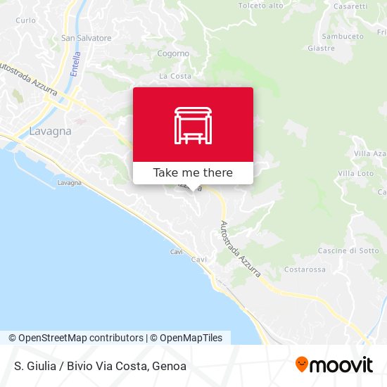 S. Giulia / Bivio Via Costa map