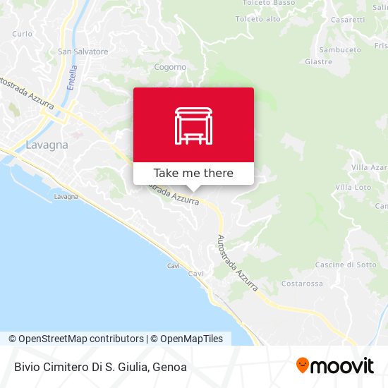 Bivio Cimitero Di S. Giulia map