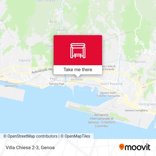 Villa Chiesa 2-3 map