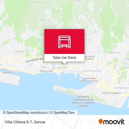 Villa Chiesa 6-7 map