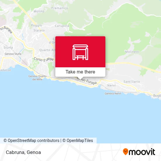 Cabruna map