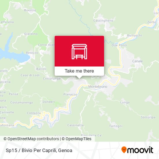Sp15 / Bivio Per Caprili map